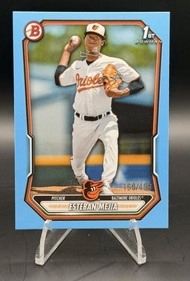 Bowman 2026 Esteban Mejia 1st Bowman Baltimore Orioles BP-79 Blue /499