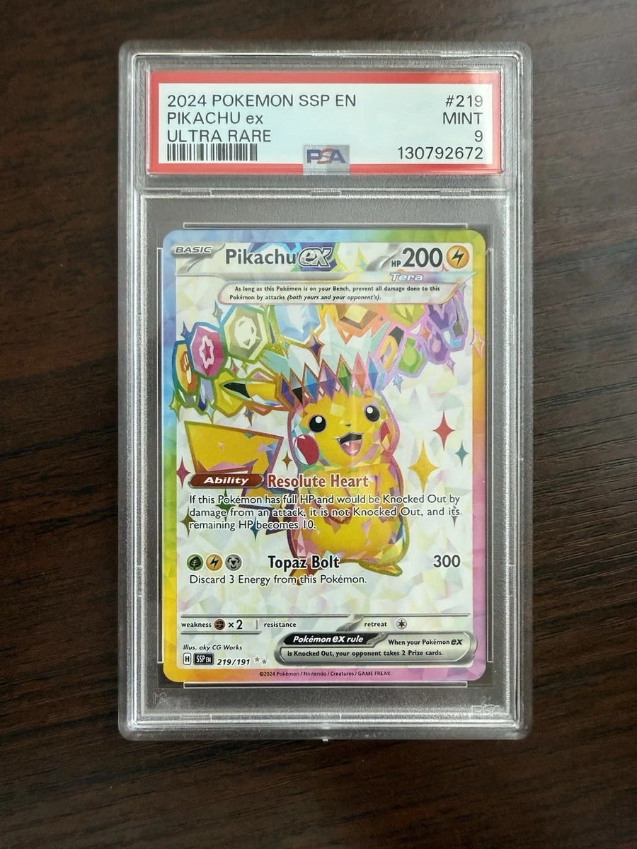 Pikachu Pokémon TCG Professional Sports Authenticator (PSA) Grade