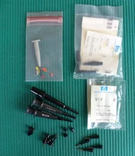 Lot Tektronix HP Slip On Retractable mini Body Probe Hook Tip Bayonet Ground