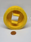Vintage Fisher Price little people yellow cable spool for Sesame Street 937