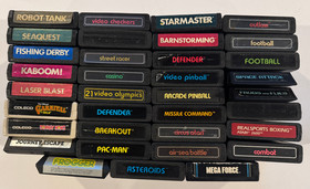 Atari 2600 Video Game Lot &ndash; 35 Games (TESTED & WORKING)