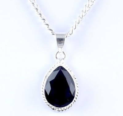 Violet Amethyst 7,85 Ct 15 mm Natürliche Birnen-Edelsteine AGI Zerti Anhänger