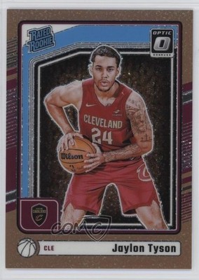 2024 Donruss Optic Rated Copper Glitter Prizm 96/99 Jaylon Tyson Rookie RC 0m89
