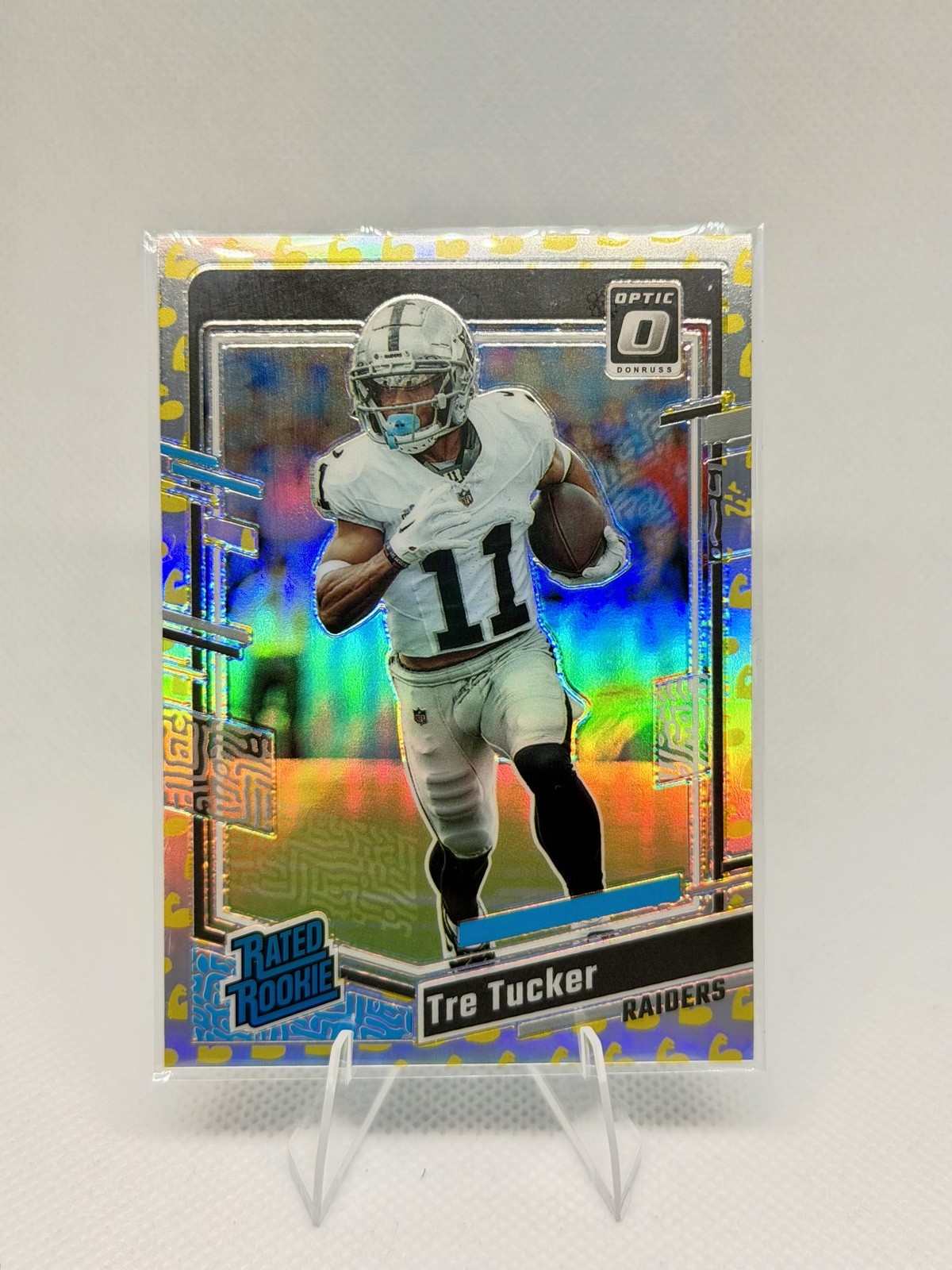 2023 Panini Donruss Optic - Rated Rookie Tre Tucker #261 Flex Prizm /149 (RC)
