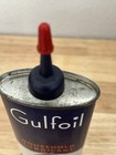 1950s GULF  Oil Household Handy Oil Tin Can. Super Nice ! — photo 2