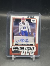 2021 Panini Contenders Draft Picks College Ticket Marco Wilson #210 Auto