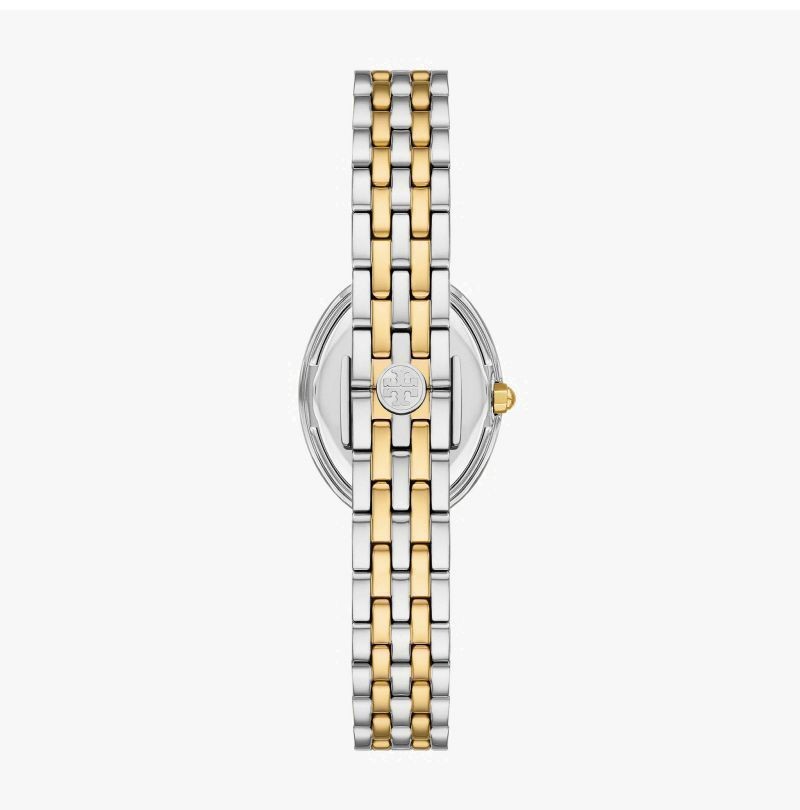 Tory Burch The Oval Mother of Pearl Women's Metal Watch 144765503 thumbnail 4