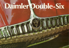 Daimler Double Six Series 1 1972-1973 UK Market Foldout Sales Brochure XJ