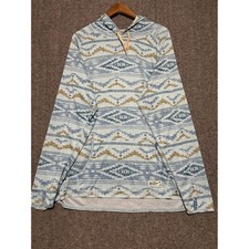 Howler Brothers Men's Loggerhead Hoodie pullover aztec Blue XL fishing outdoors Howler Brothers Men's Loggerhead Hoodie pullover aztec Blue XL fishing outdoors - Image 1