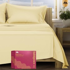 Mayfair Linen 100 Egyptian Cotton Queen Sheet Set - Thread Count Egyptian