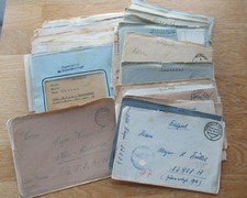 Nachlass 57 Feldpostbriefe geschrieben an Kommandeur Major Büttel von 1943 - 44