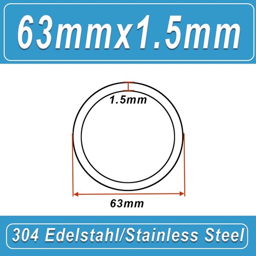 304 Stainless Steel Round Pipe/Tube 8mm to 325mm Outer Diameter Length 100mm - Picture 117 of 178