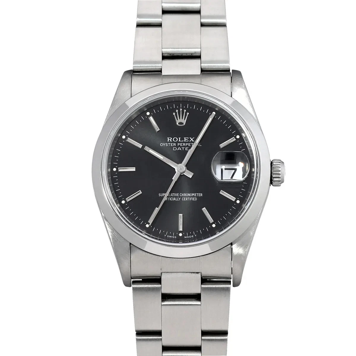 Rolex — Rolex Oyster Perpetual Deito 1997 15200 Automatic 34mm Black Dial #WW1431