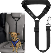 BWOGUE Adjustable Pet Seat Belt for Dogs  Cats - Car Safety Restraint 1 Pack