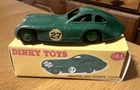 Dinky #163, Bristol 450 Sports Coupé original die cast Model Car c/w repro box
