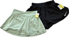 NEW Girls Nike 6X Skorts 2 Green  Black Short Length