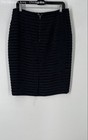 Rachel Roy Womens Black Zipper Knee Length Straight & Pencil Skirt Size 12 — photo 2