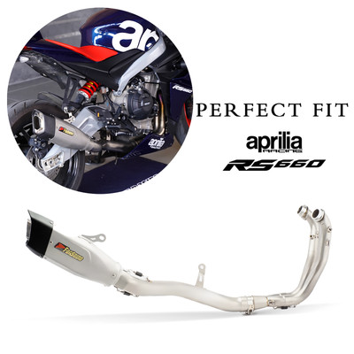 RS660 Full Exhaust System Side Exit Matte Carbon Tip Pioneer Style