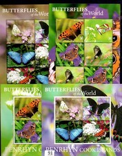 TV PENRHYN 2020 - MNH - 4 P/S - FARFALLE - NATURA