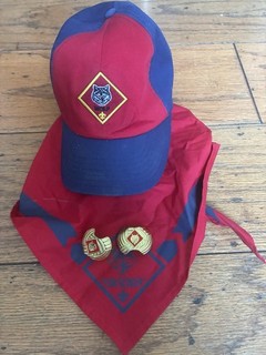 Cub Scout Wolf Neckerchief Bandana 2 Slides