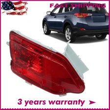 Left Driver Rear Bumper Light Reflector Stop Lamp For Toyota RAV4 2013 14 15