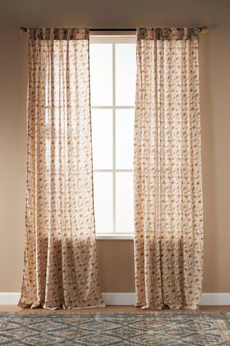 Amber Lewis for Anthropologie Rowena Curtain OCHRE 96