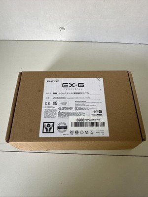 ELECOM EX-G M-XT3DRBK Wireless Trackball Mouse 2.4GHz Ergonomic Right Hand