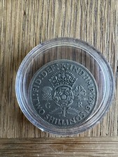 Protected And Cased 1942 George V1 Half Crown 2 Shillings Florin Coin