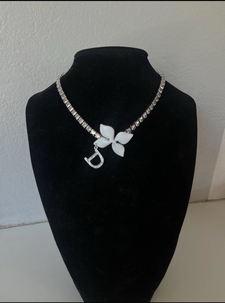 SS04 John Galliano for Dior Girly White Cherry Blossom Choker W