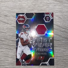 2025 Topps Chrome Football Emeka Egbuka RC First Year Fabric Patch