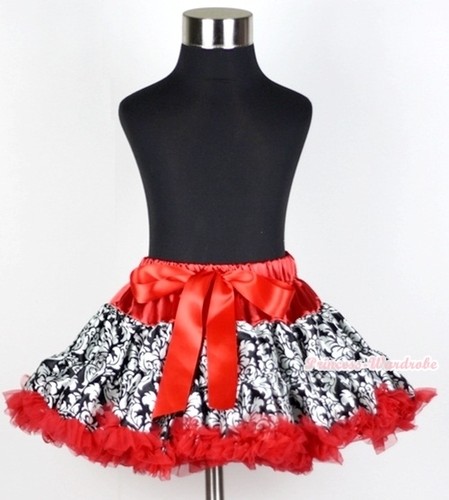Pattern Multi-List Pettiskirts Skirts Pageant Party Dance Flower Girl Dress 1-8Y - Picture 22 of 44