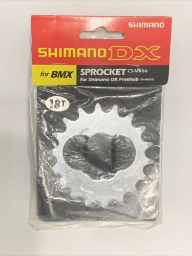 NOS Vintage Shimano BMX DX 18t Cog Sprocket Gear FH-MX66 - Picture 2 of 6