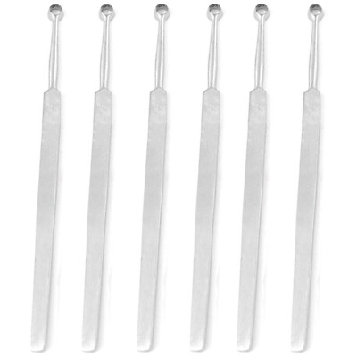 6 Fox Dermal Curette 3mm Surgical Dermatology Instruments 