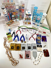  HUGE Lot of Jewelry Making Beads, Tools and Miscellaneous Items