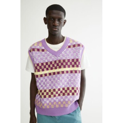 NEW URBAN OUTFITTERS MENS SWEATER VEST SMALL