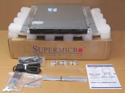 NEW Supermicro SuperServer 5019P-WT CTO 4x 3.5'' Bay X11SPW-TF 1U Server