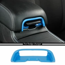 Car Central Armrest Box Switch Button Decor Cover Trim For Dodge Charger 2011+