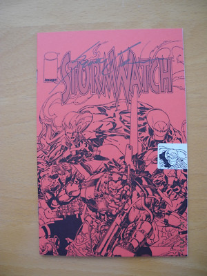 STORMWATCH #1 ASHCAN IMAGE COMICS 1993 SIGNED SCOTT CLARK RARE