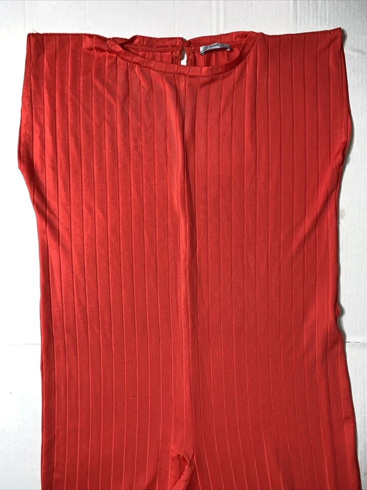 Preowned- Zara Sleeveless Striped Jumpsuit Womens (Size S) - image 3 of 4