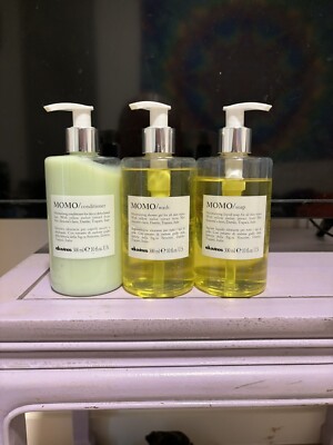  NEW  MOMO Shampoo,conditioner,& Wash 10oz Pump Bottles