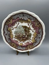 English Copeland Spode MUSIC LESSON IN THE GARDEN TRANSFERWARE Dinner Plate