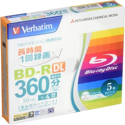 Mitsubishi Chemical Media Verbatim 1 time record for drawing BD-R VBR260YP5