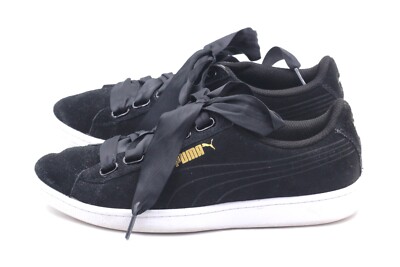 Puma Womens Trainers EUR 38 UK 5 CM 24 Black Casual Shoes