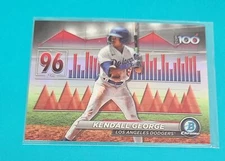 2024 Bowman Scouts' Top 100 #BTP-96 Kendall George Dodgers BASEBALL Card 2C
