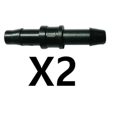 2x Straight One Way Inline Washer Valve Windscreen Wiper Jet Pump Front /Rear