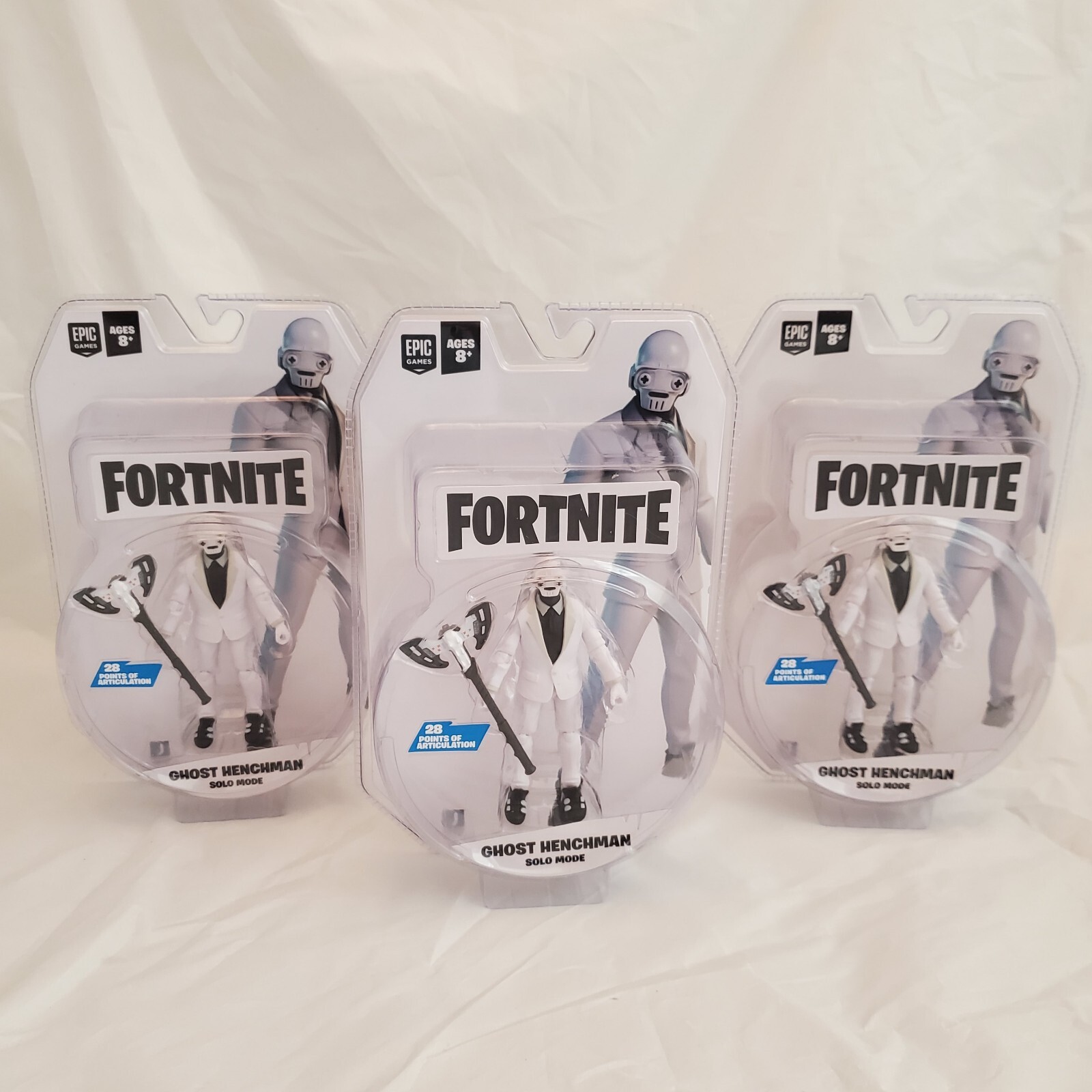 Fortnite Ghost Henchmen 3-Pack Action Figure Set by Jazwares