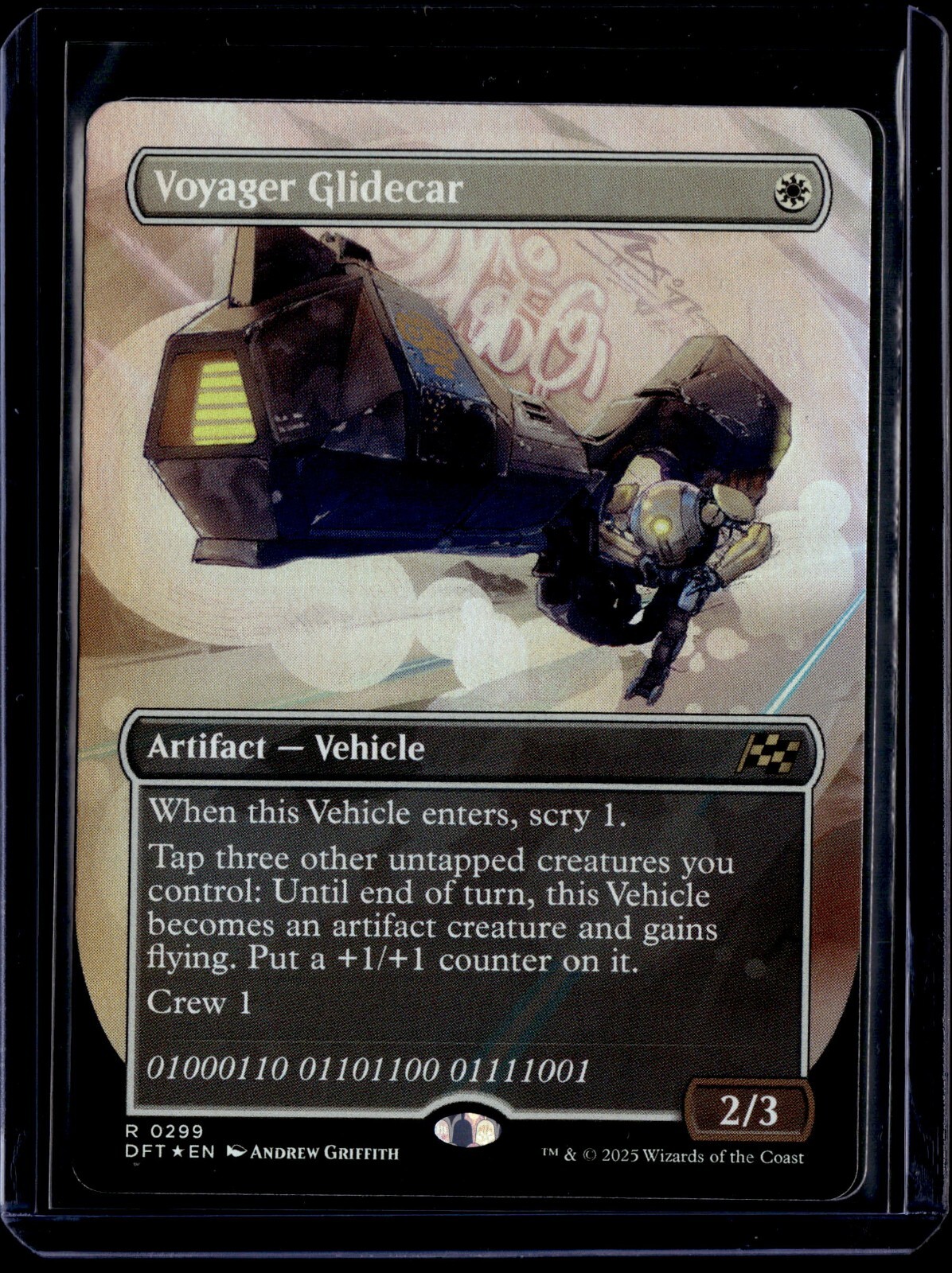 Voyager Glidecar - 299 -  Foil - DFT - NM - MTG Magic the Gathering