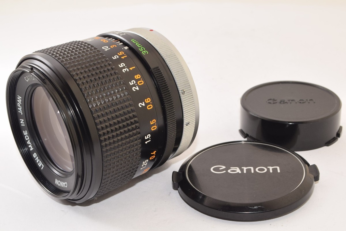 キャノン Canon FD 35mm f/2 Wide Angle 4966 Canon FD 35mm f2 S.S.C. Review - Lens Legend