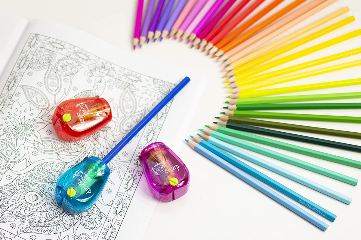 Buy Twist-n-Sharp Pencil Sharpener, Assorted Colors, Sold as 1 Each in Cheap Pri