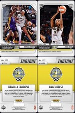 (2) 2024 Panini Instant WNBA K. Cardoso/A. Reese ROOKIE CARDS Sky #170 & #173 RC